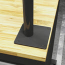 HOMCOM Bike Repair Stand, Wall Mount Bike Workstand W/ Adjustable Clamp