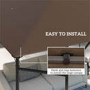 Outsunny 3 X 3(m) Gazebo Canopy Replacement Cover With Drain Holes