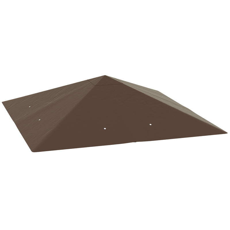 Outsunny 3 X 3(m) Gazebo Canopy Replacement Cover With Drain Holes