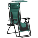 Outsunny Zero Gravity Lounger Chair, Folding Reclining Chair