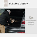 HOMCOM Lightweight Aluminium 3-Wheel Rollator With Adjustable Handle Storage Bag