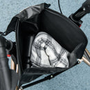 HOMCOM Lightweight Aluminium 3-Wheel Rollator With Adjustable Handle Storage Bag