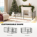 PawHut Dog Playpen, 6 Panels Puppy Pen Dog Playpen