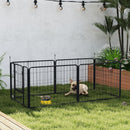 PawHut Dog Playpen, 6 Panels Puppy Pen Dog Playpen