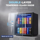 HOMCOM 50 L Drinks Fridge, 48 Can Under Counter Freestanding Wine Cooler