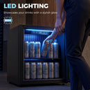 HOMCOM 50 L Drinks Fridge, 48 Can Under Counter Freestanding Wine Cooler