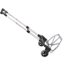 HOMCOM Heavy Duty Aluminium Foldable Hand Truck Trolley, 70KG Load Capacity