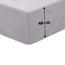 Lewis's Non-Iron Percale Sheet Range - Silver