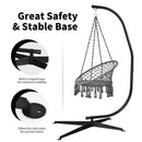 Heavy Duty  Steel C Hammock Stand