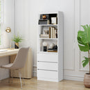 Livingandhome Minimalist Bookcase with Storage