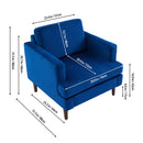 Livingandhome Minimalist Single Sofa Armchair