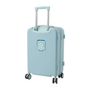 Livingandhome 21inch Suitcase With Combination Lock, Cup Holder And USB Charging Port