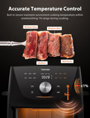 Toshiba 5.2L Air Fryer with Heat-Q Technology, Quick and Easy Meals, 8 Preset Menus