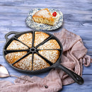 Breeins Non-stick 8-section Cast Iron Cornbread Pan
