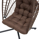 Breeins Swing Hanging Egg Chair With Cushion And Headrest