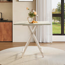 Livingandhome Wooden Foldable Table for Dining