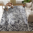 HOMCOM Non-Slip Washable Rug, Chenille Floor Carpet for Living Room,