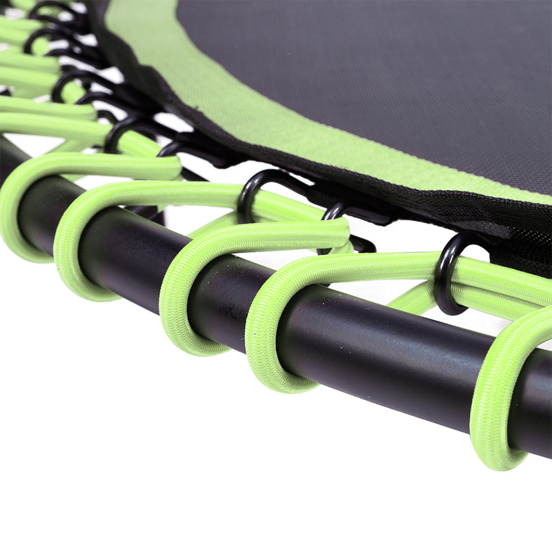 Lifeideas 48in Bungee Cords Foldable Round Trampoline with Adjustable U-Handle Bar