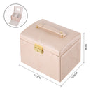 Sheonly Multi-Function Faux Leather Jewellery Storage Box with Drawers