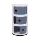 Lifeideas Compact Cylindrical Drawer Storage Unit