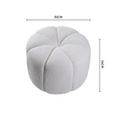 Livingandhome Soft Teddy Bear Round Footstool