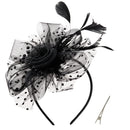 Black Vintage Style Fashion Fascinators