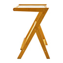 Livingandhome Small Bamboo End Table