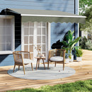Garden Sanctuary Outdoor Retractable Patio Awning for Window and Door