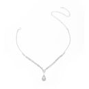 3Pcs Necklace Teardrop Dangle Earrings Bracelet Jewelry Set