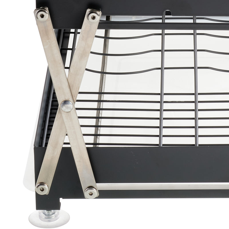 Lifeideas 2-Tier Carbon Steel Dish Drainer