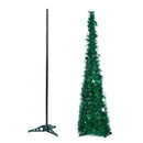 Lifeideas Collapsible 1.2M Pop Up Tinsel Christmas Tree With Base