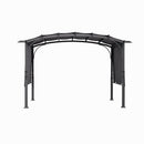 Retractable Arc-Shaped Steel Pergola