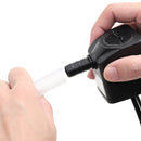 Garden Sanctuary Outdoor Modern Cylindrical Water Polo Fountain with Warm Light