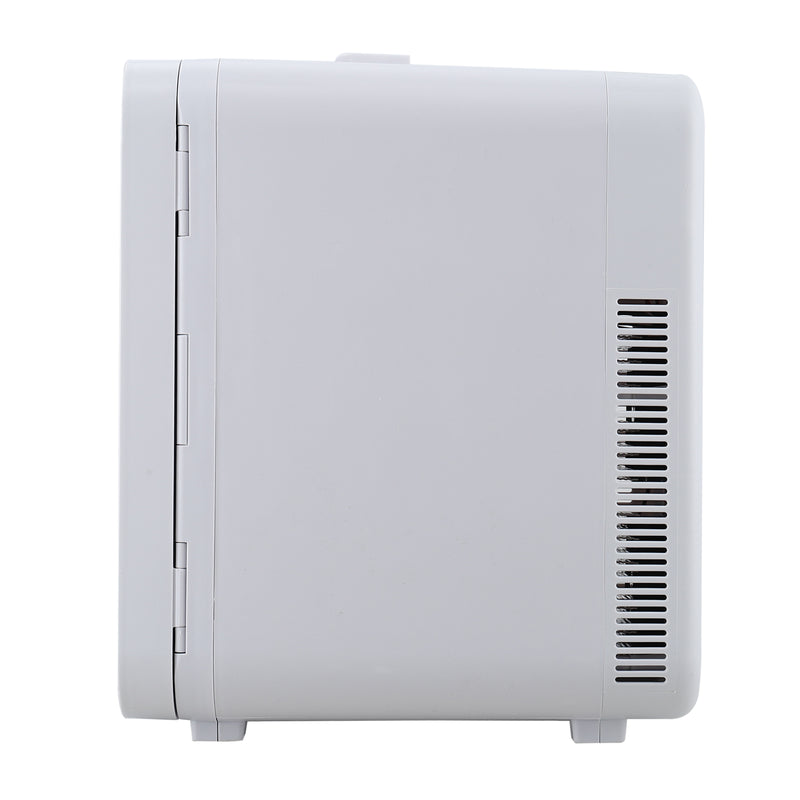 Livingandhome 16L Dual-Use Mini Refrigerator with Glass Door