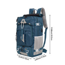 Modishion Peacock Blue Expandable Backpack