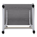 Height Adjustable Mobile Table Overbed Desk With Wheels