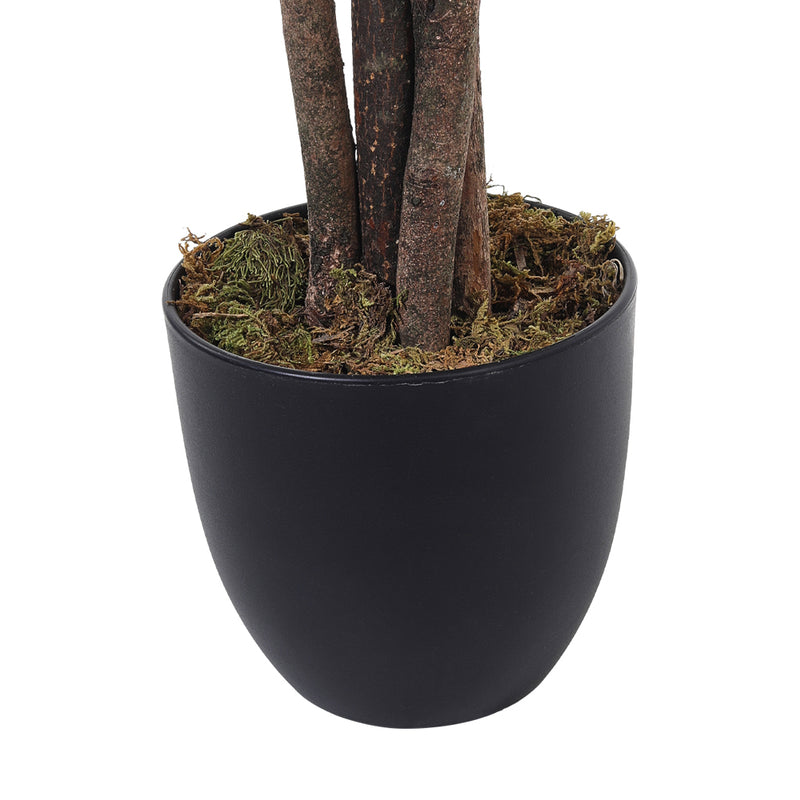 Breeins Artificial Olive Tree Decorative Plant in Planter