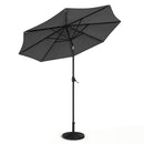 Livingandhome Outdoor Solar 24 LED Lights Patio With Crank For Patio Market With Base