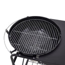 Breeins Outdoor Round Charcoal Grill with Side Table