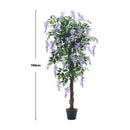 Breeins Potted Artificial Bean Flower Tree