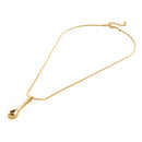 14K Gold Plated Teardrop Necklace