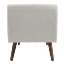Livingandhome Linen Fabric Storage Ottoman Bench
