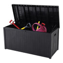 Garden Sanctuary Garden Cushion Storage Box Waterproof Black