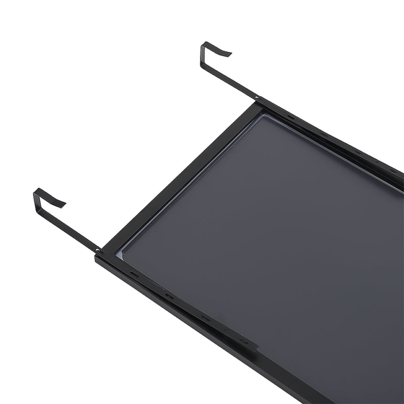 Livingandhome Metal Frame Over the Door Full Length Mirror