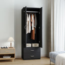 Livingandhome Compact Modern Wardrobe