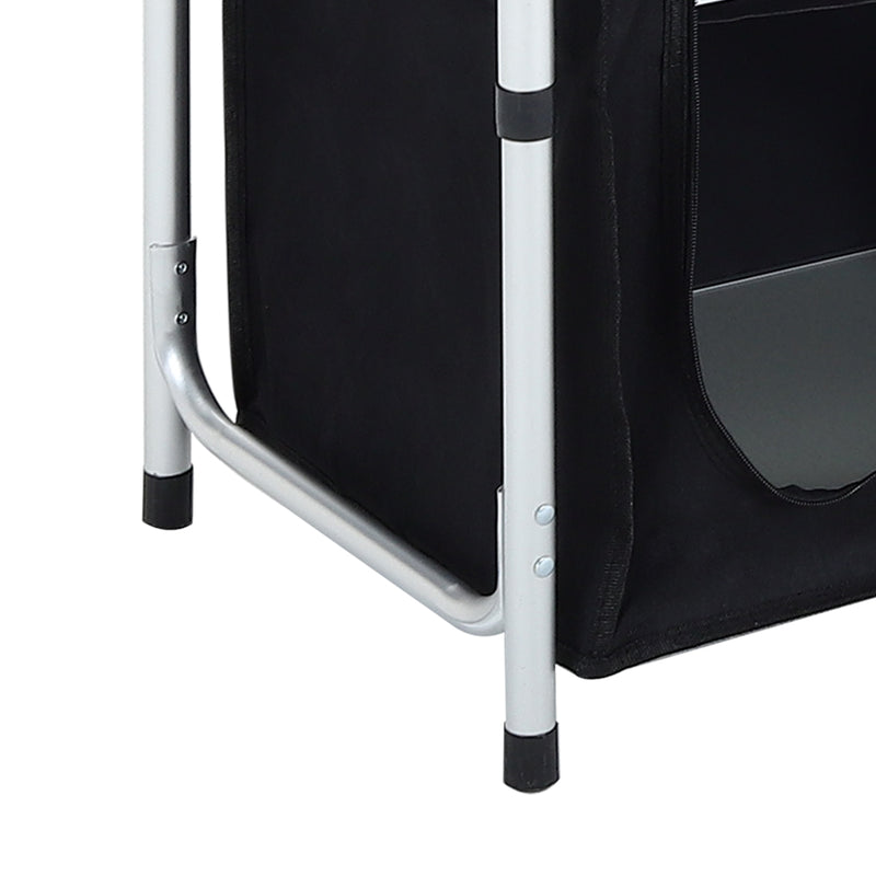 Livingandhome Camping Kitchen Stand Unit Storage Portable Outdoor