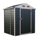 6x4FT/6x8FT Metal Apex Roof Garden Tool Storage Shed