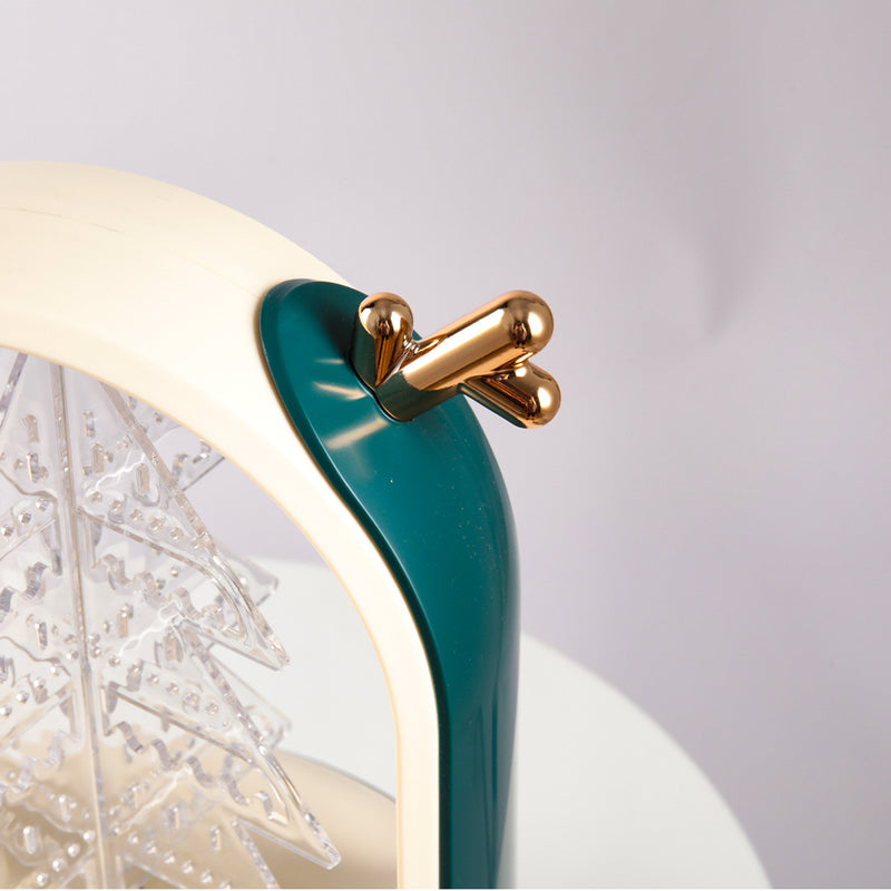Livingandhome Christmas Tree Desktop Jewelry Display Holder with Drawer