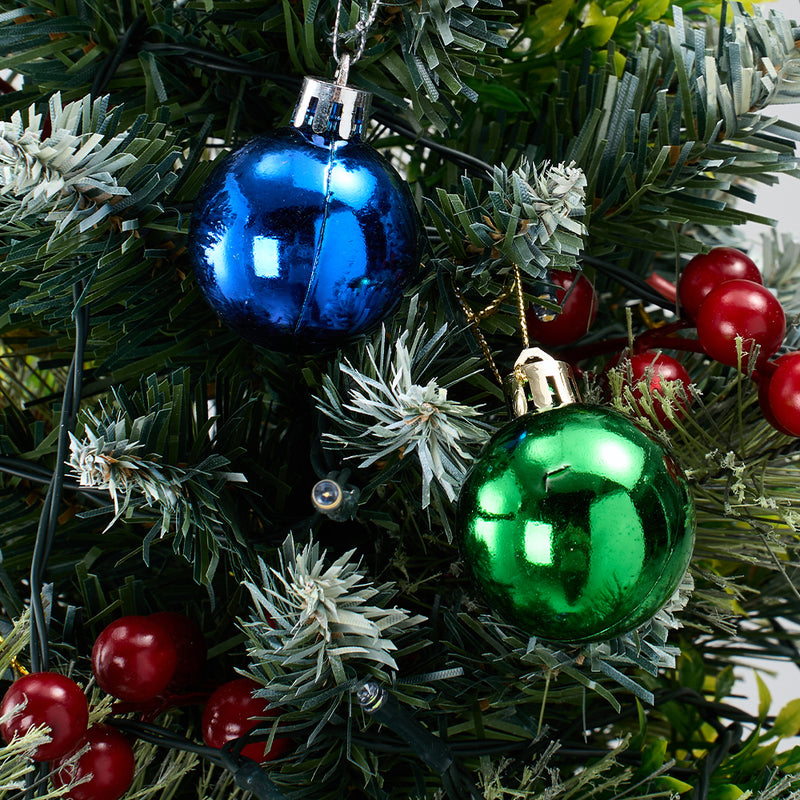 Lifeideas 2-Pack Artificial Christmas Trees with LED Decorations