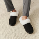 Anti-Slip & Warm Slippers - 7.5UK - Black, Khaki Or Grey